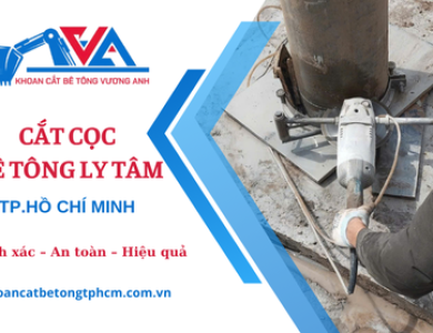 Cắt cọc bê tông ly tâm tại TP.HCM – Máy móc hiện đại