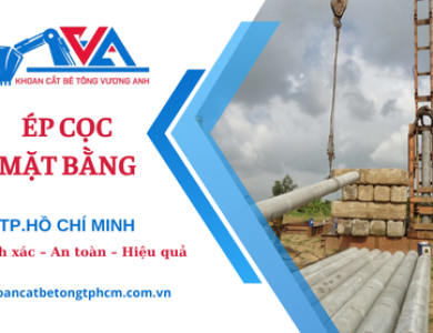 Ép cọc bê tông tại TP.HCM – Máy ép hiện đại, giá cạnh tranh