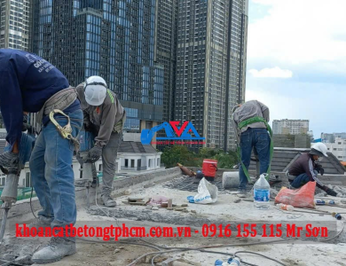 Khoan cắt bê tông Quận Tân Phú - Thi Công Nhanh Giá Rẻ 24/7