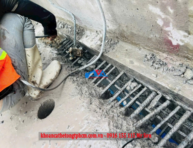 Khoan rút lõi bê tông Đà Nẵng Chuyên Nghiệp Giá Rẻ 24/7