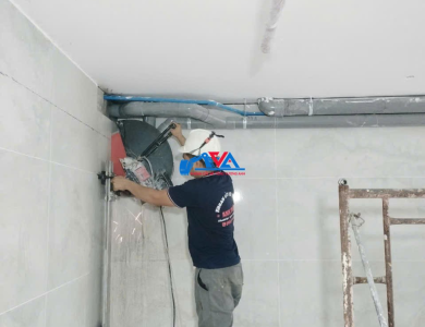 Khoan cắt đục phá, Khoan rút lõi bê tông quận Gò Vấp thi công nhanh