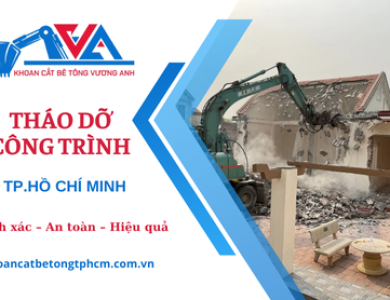 Tháo dỡ công trình tại TP.HCM – Uy tín, an toàn, nhanh gọn