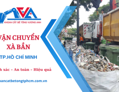 Vận chuyển xà bần tại TP.HCM – Xe lớn, giá rẻ