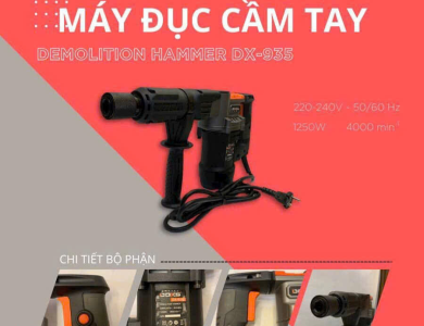 Cửa hàng bán máy đục bê tông cầm tay 17ly chính hãng giao nhanh Freeship