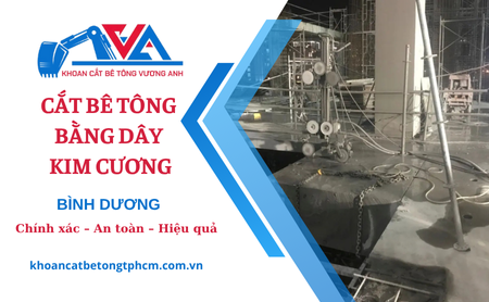 Dịch vụ cắt bê tông chuyên nghiệp tại Bình Dương