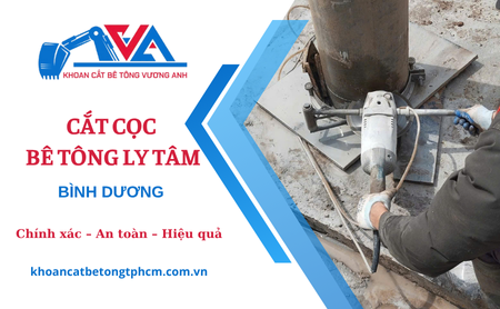 Nhận cắt cọc bê tông cho nhà xưởng tại Bình Dương