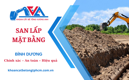 Dịch vụ san lấp, vận chuyển đất tại Bình Dương