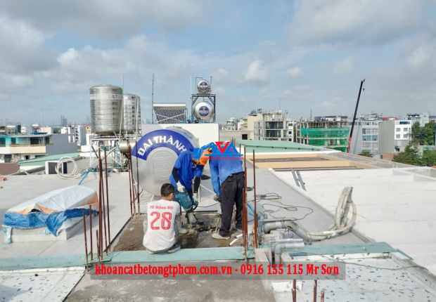 Khoan cắt đục phá, Khoan rút lõi bê tông quận 12 uy tín giá rẻ