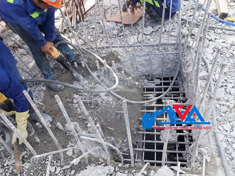 Đục Phá Bê Tông Long An. Uy tín 10+ năm kinh nghiệm, nhận đục sàn, tường, nền móng... 