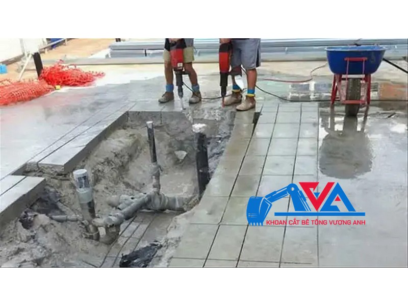 Đục Phá Bê Tông Long An. Uy tín 10+ năm kinh nghiệm, nhận đục sàn, tường, nền móng... 