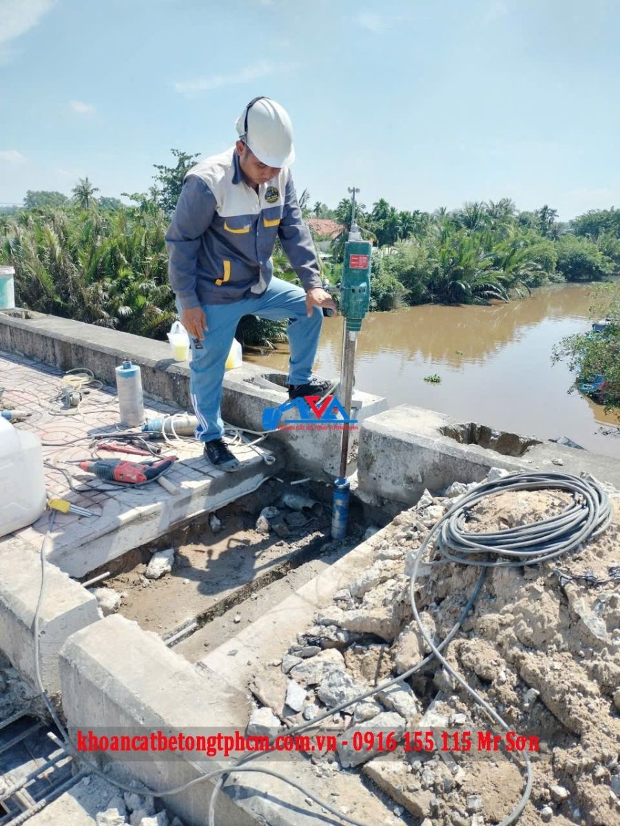 Khoan cắt bê tông tại Bình Dương