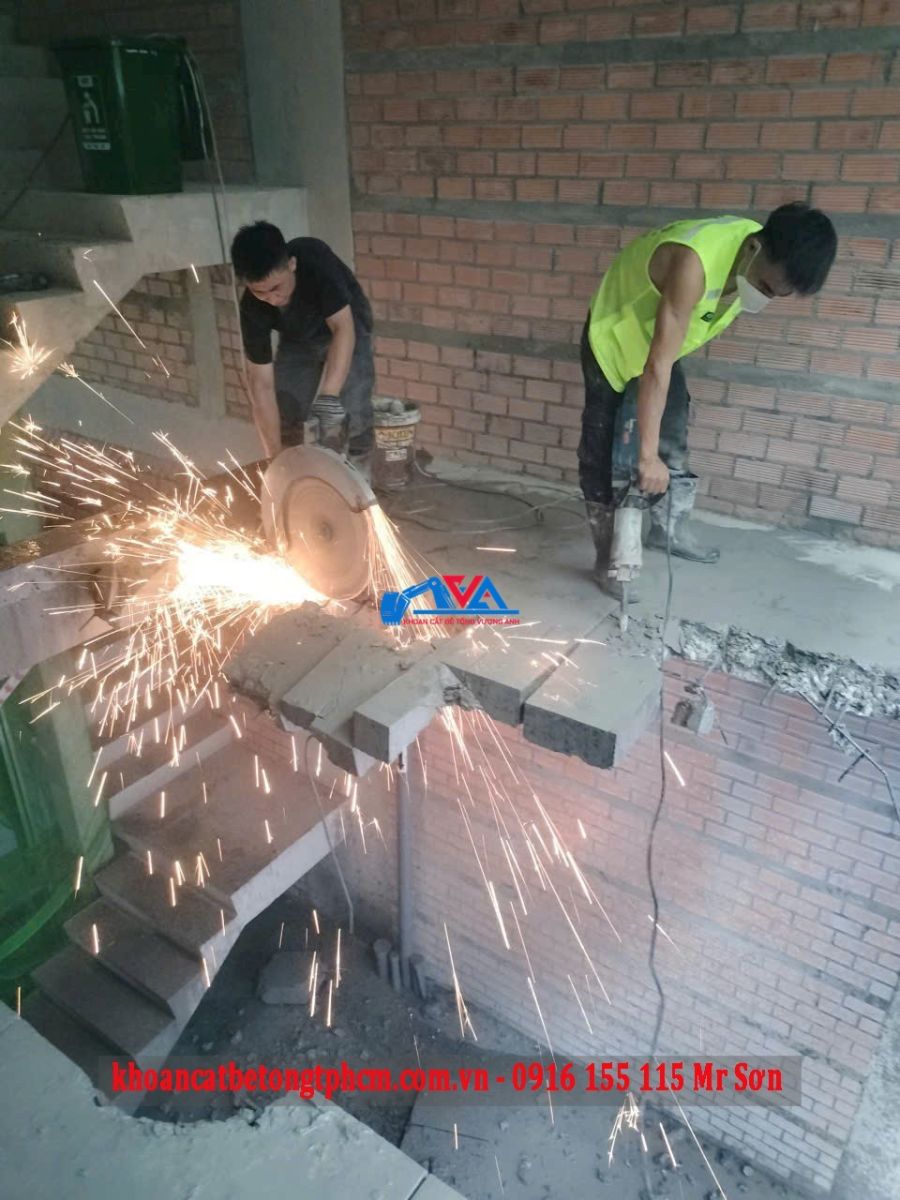 Khoan cắt bê tông tại Bình Dương chuyên nghiệp 24/24