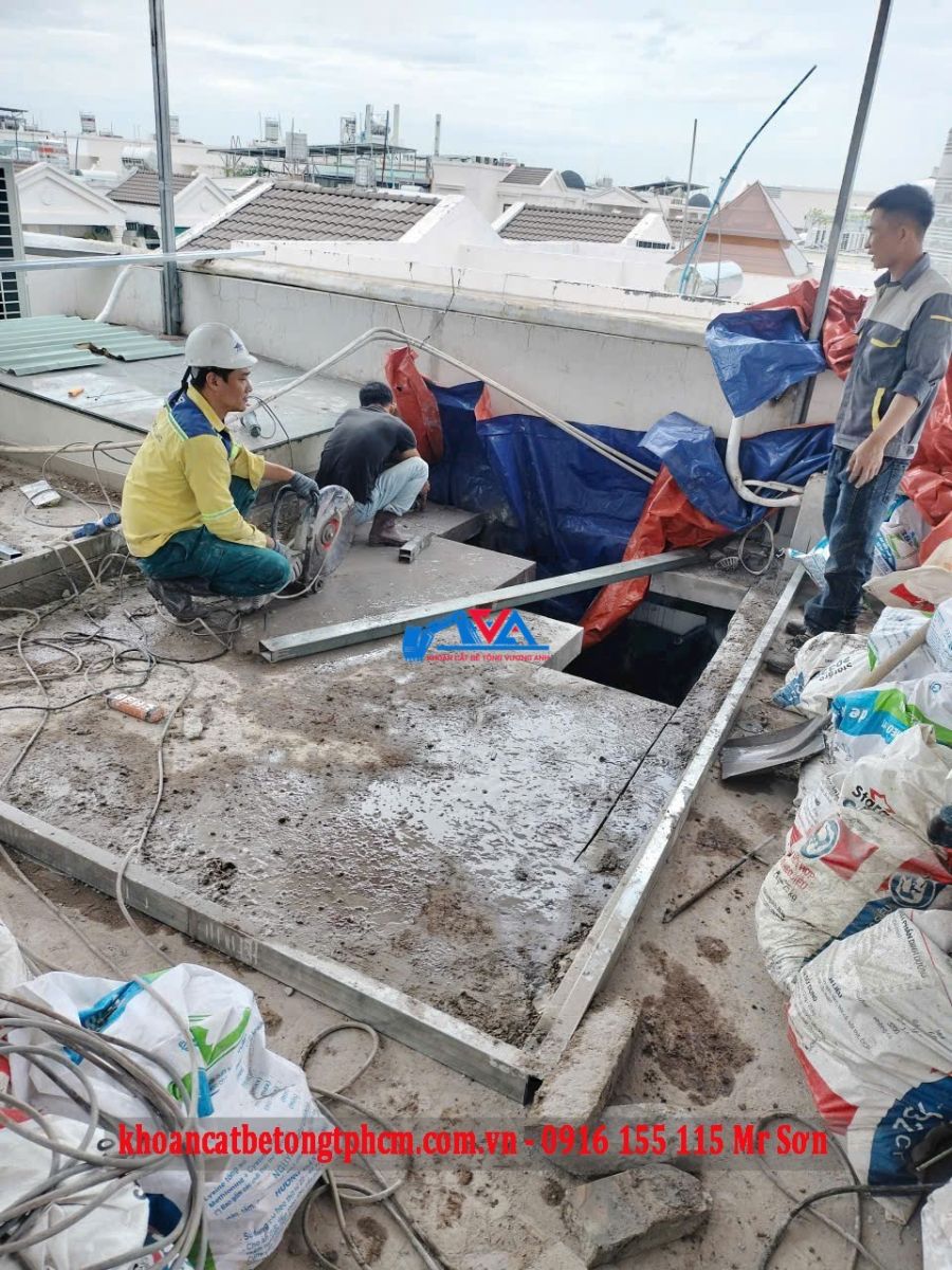 Khoan cắt bê tông tại Bình Dương chuyên nghiệp 24/24