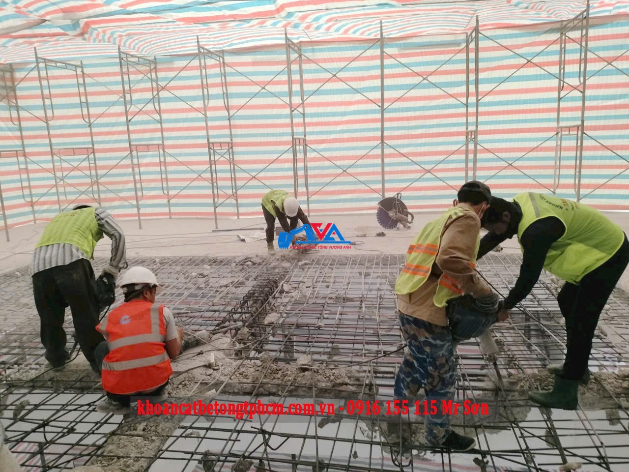 Khoan cắt bê tông tại Bình Dương chuyên nghiệp 24/24