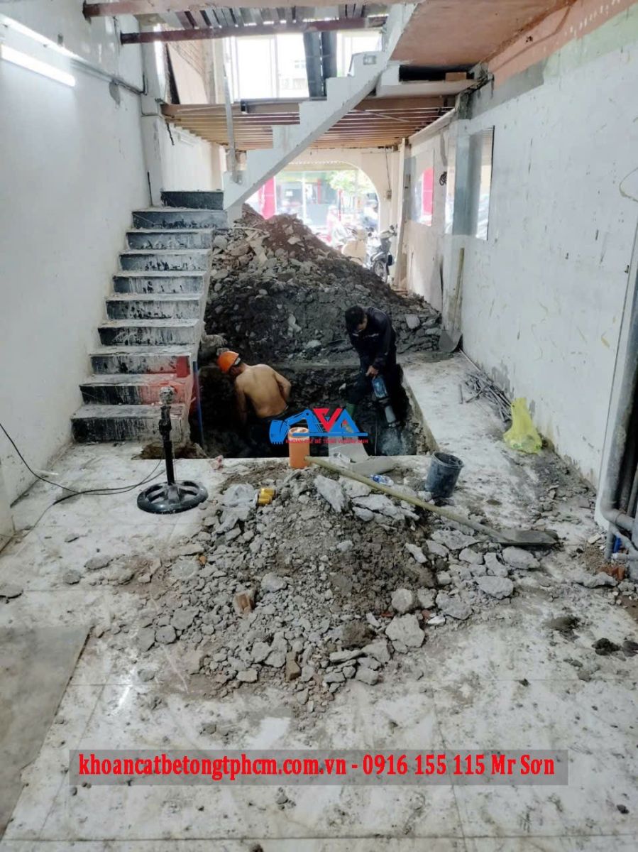 Khoan cắt bê tông tại Quận Bình Thạnh