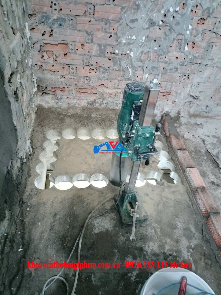 Khoan cắt bê tông tại Quận Bình Thạnh