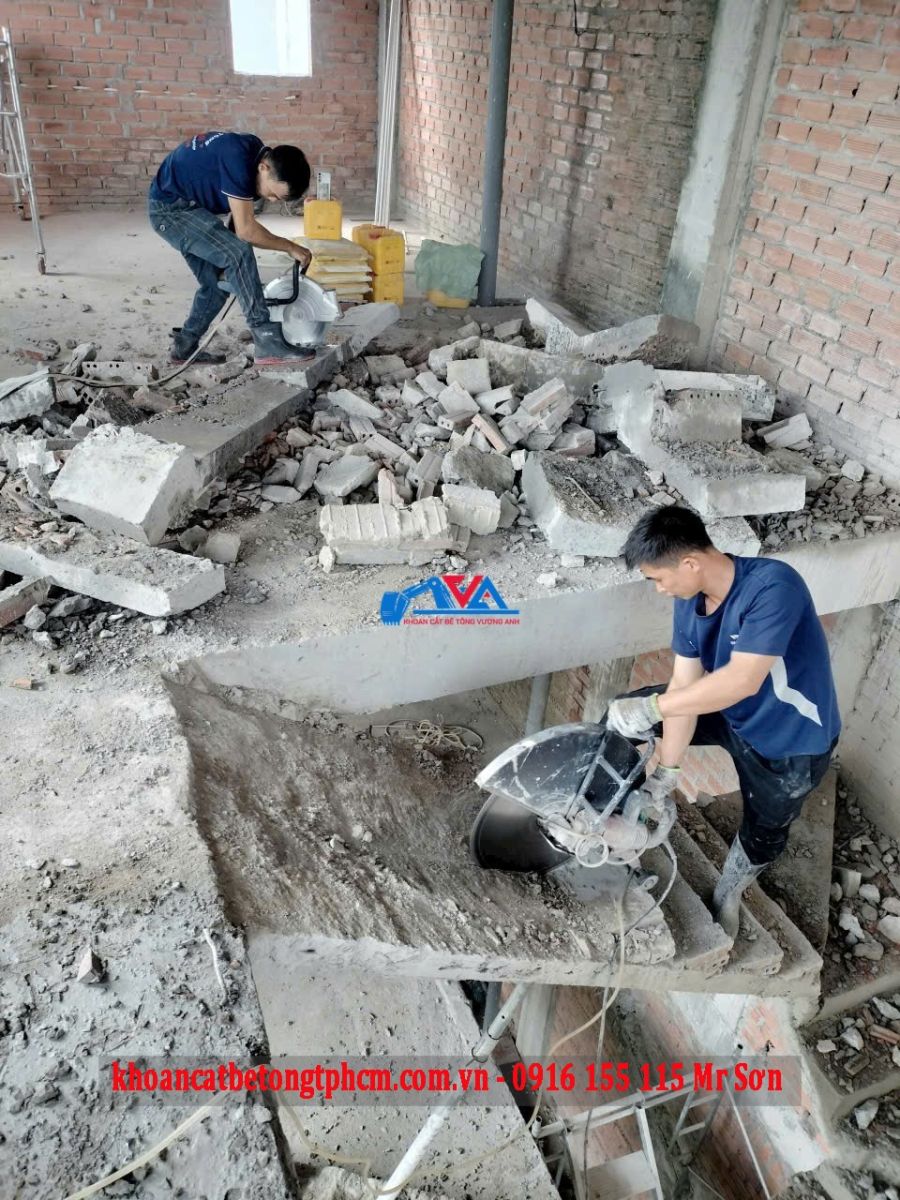 Khoan cắt bê tông tại Quận Bình Thạnh