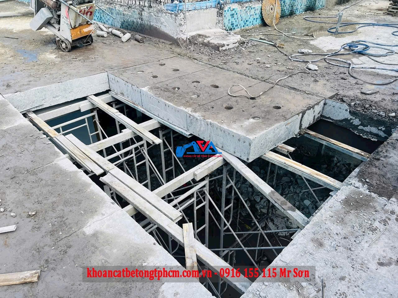 Khoan cắt Đục phá bê tông Đà Nẵng