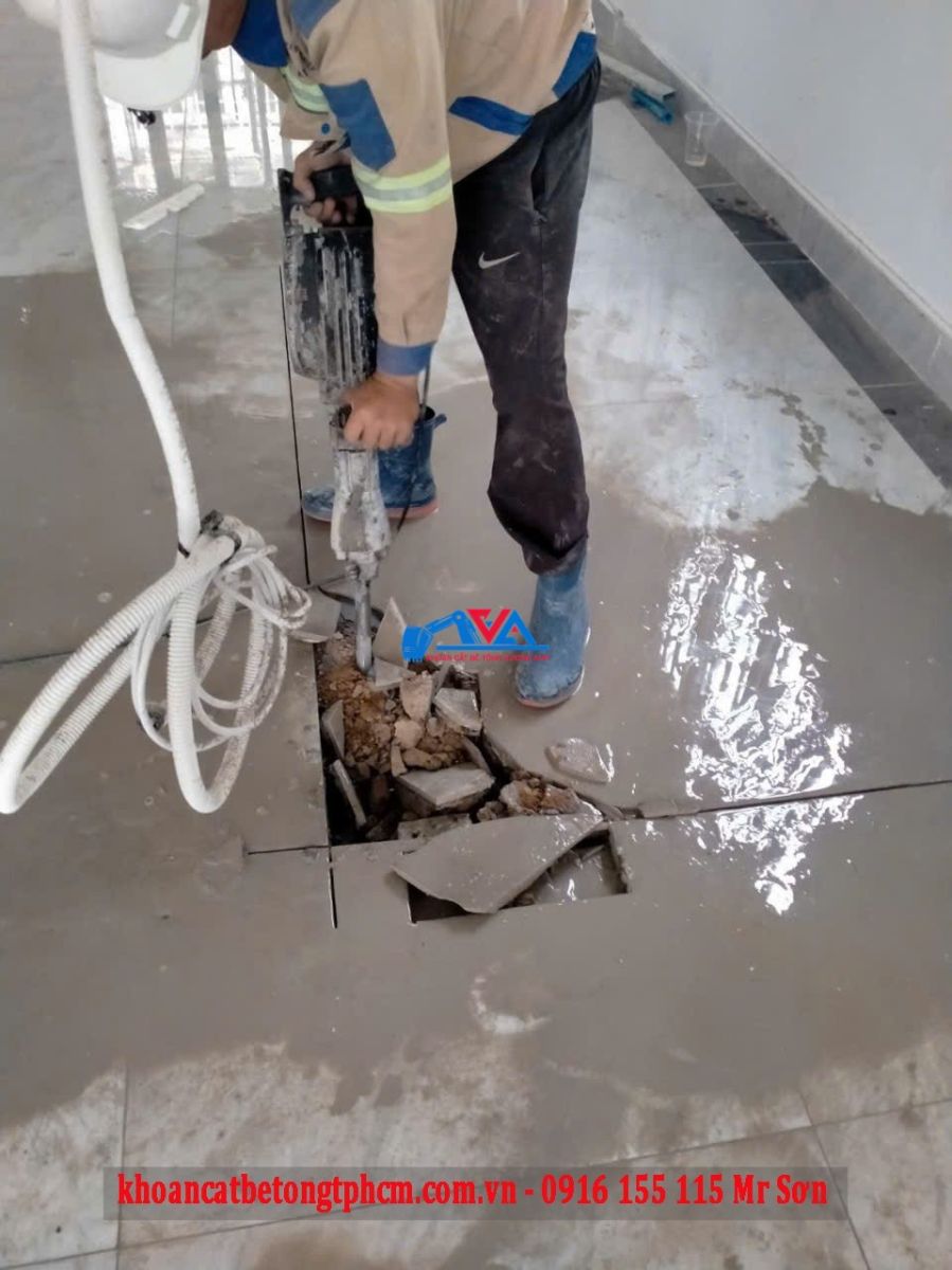 Khoan Cắt Đục Phá Bê Tông Bà Rịa Chuyên Nghiệp 24/7 - Giá Tốt