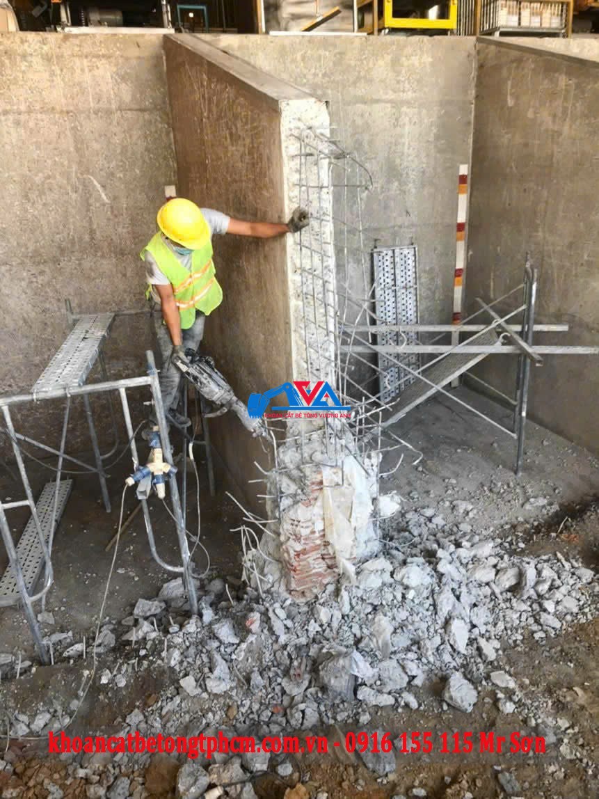 Khoan Cắt Đục Phá Bê Tông Châu Đức Giá Rẻ – Nhận Công Trình Lớn Nhỏ