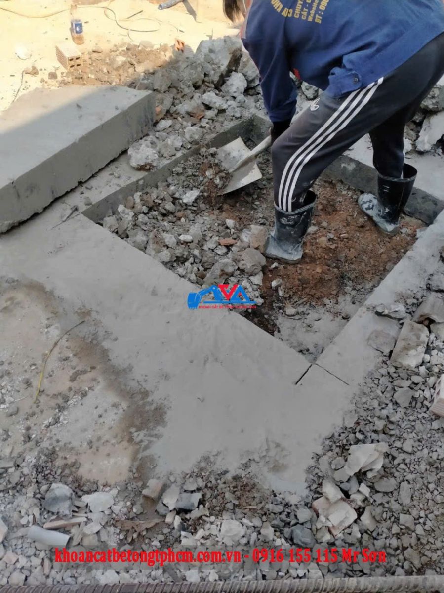 Khoan Cắt Đục Phá Bê Tông Long Điền Cho Nhà Phố, Nhà Xưởng