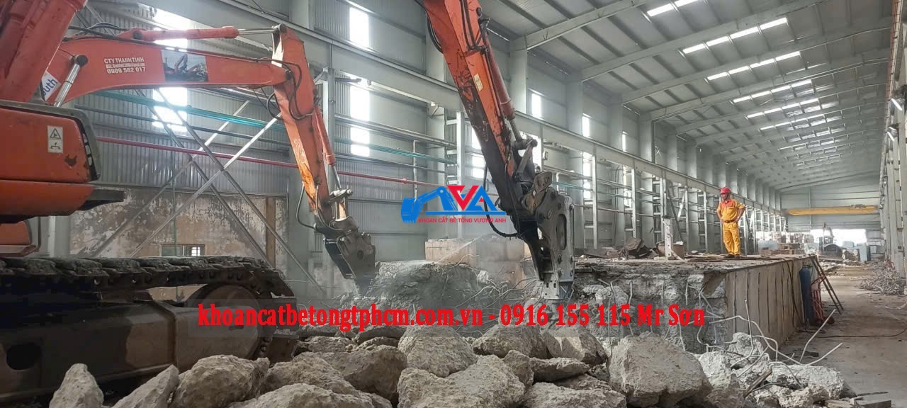 Công ty Khoan cắt đục phá, Khoan rút lõi bê tông quận 12 uy tín hàng đầu