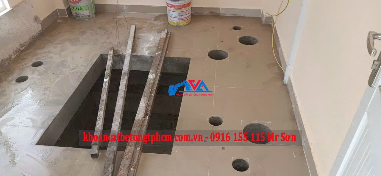 Khoan cắt đục phá, Khoan rút lõi bê tông Huyện Hóc Môn Uy Tín Giá Rẻ