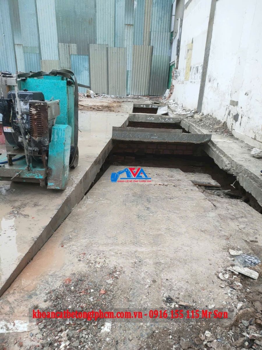 Khoan cắt đục phá, Khoan rút lõi bê tông Huyện Hóc Môn Chuyên Nghiệp 24/7