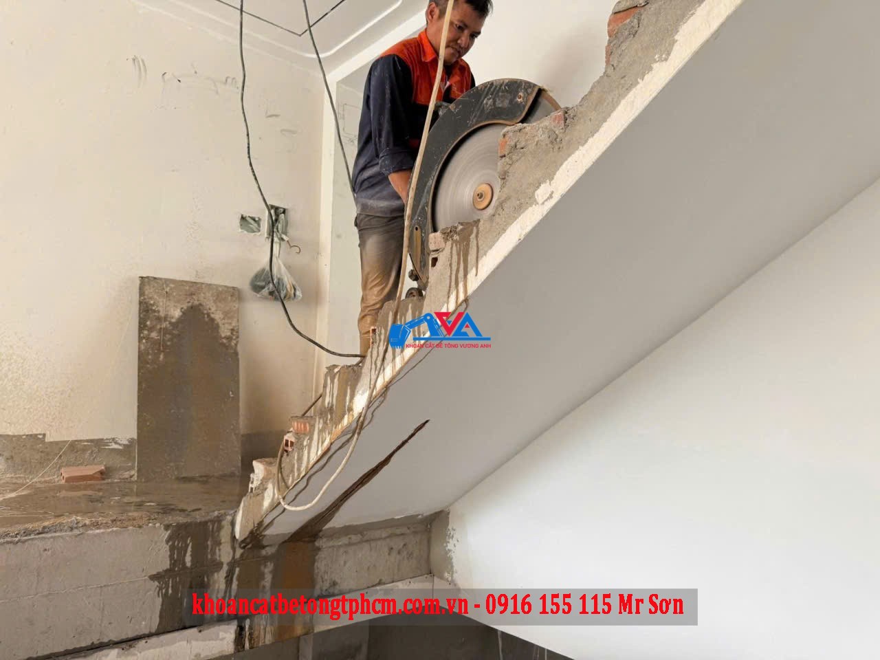 Khoan Cắt Đục Phá Bê Tông Hòa Thành Cho Nhà Phố, Biệt Thự, Nhà Xưởng