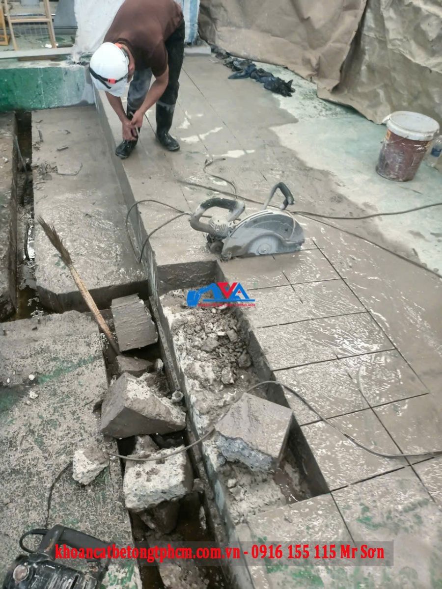 Khoan Cắt Đục Phá Bê Tông Tân Biên Thi Công An Toàn, Đúng Tiến Độ