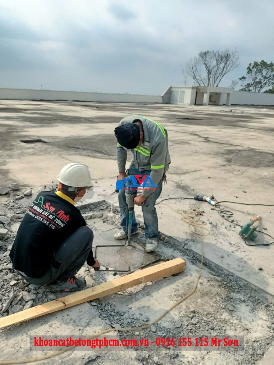 Khoan Cắt Đục Phá Bê Tông Tân Châu Thi Công An Toàn, Không Nứt Kết Cấu