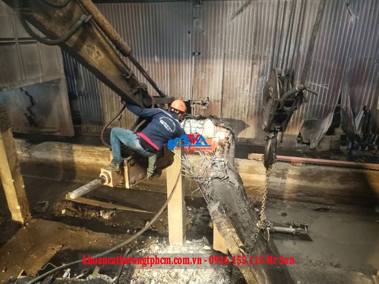 Khoan Cắt Đục Phá Bê Tông Tân Châu Phục Vụ Khu Dân Cư & KCN