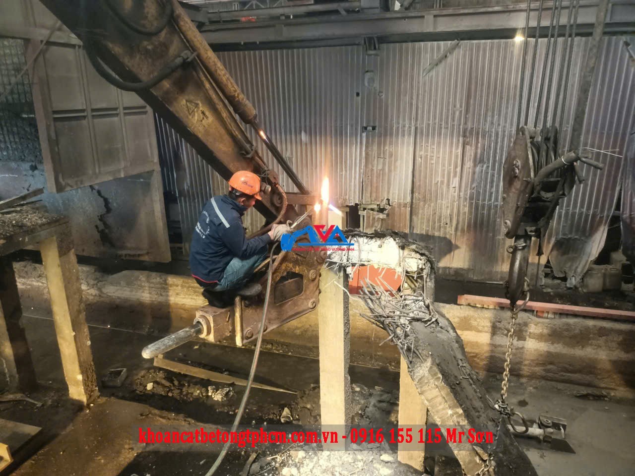Khoan Cắt Đục Phá Bê Tông Tân Châu Chuyên Cắt Sàn, Cắt Tường, Cắt Đường