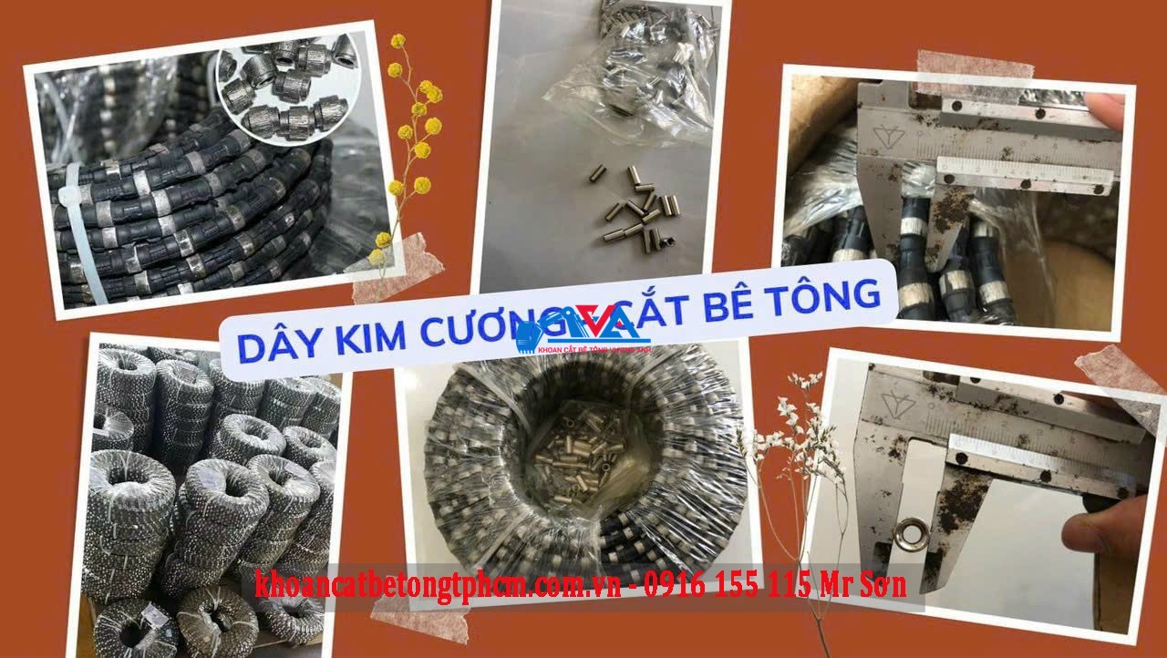 Bán thiết bị máy cắt bê tông bằng dây kim cương - Chính Hãng Giá Tốt