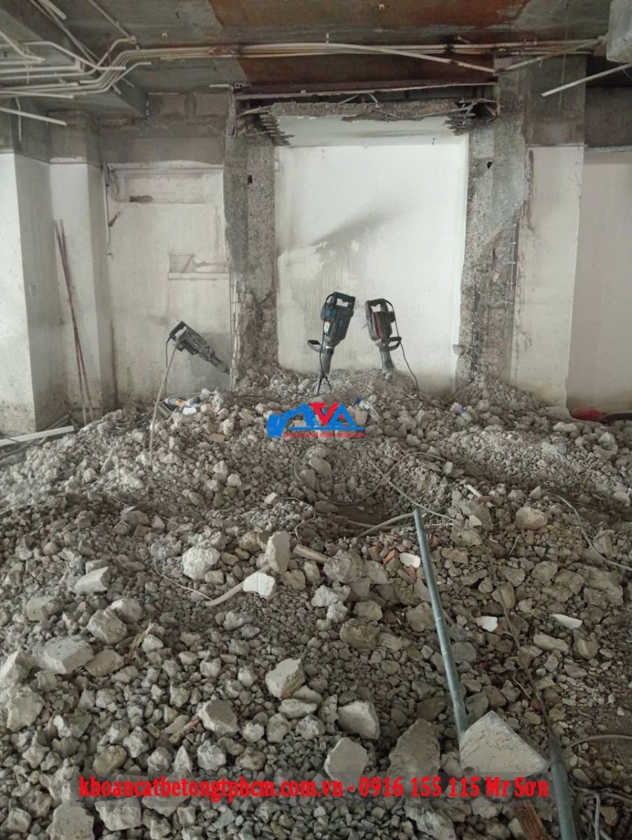 Khoan Cắt Đục Phá, Khoan Rút Lõi Bê Tông Quận 7 Cho Nhà Xưởng & Nhà Dân