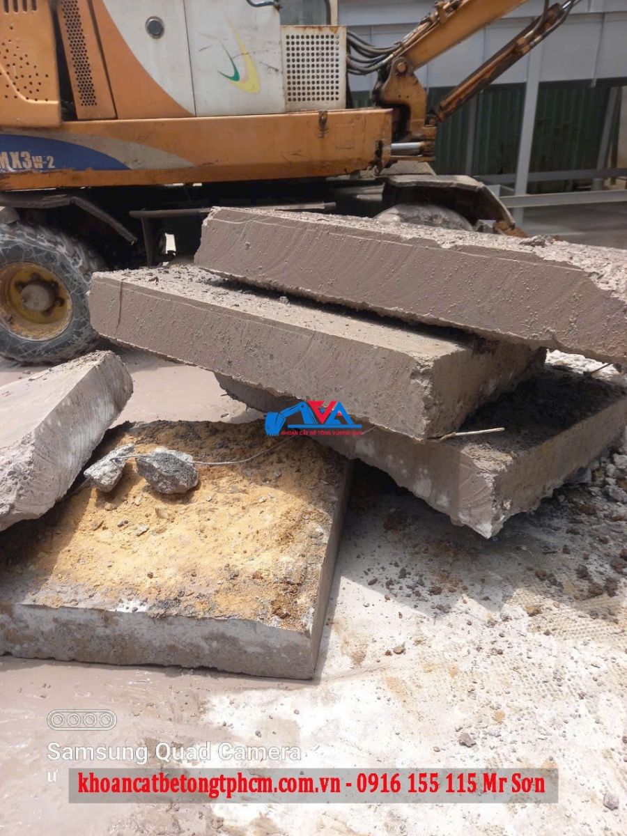 Khoan Cắt Đục Phá, Khoan Rút Lõi Bê Tông Quận 3 Không Nứt Kết Cấu