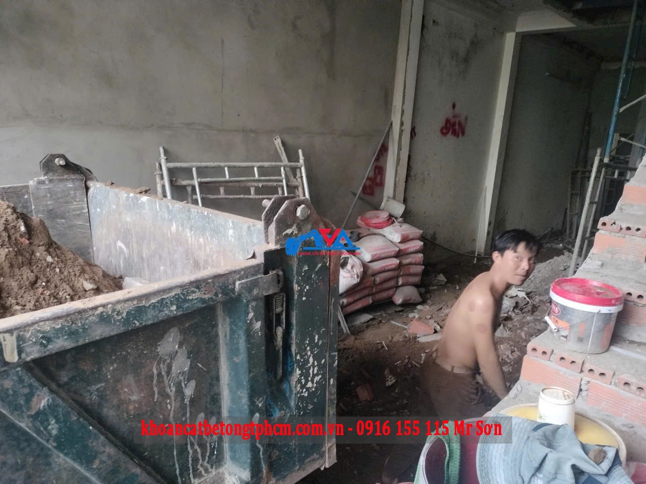 Xe ba gác chở đổ hốt xà bần quận 1 Công Trình, Nhà Dân, Nhà Xưởng