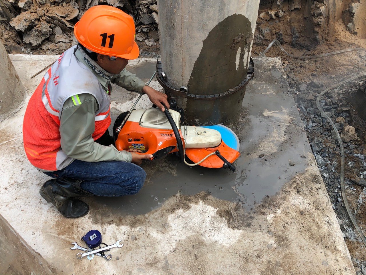 Cắt Đầu Cọc Bê Tông Ly Tâm Vũng Tàu - Giải Pháp Thi Công Nhanh #TOP1