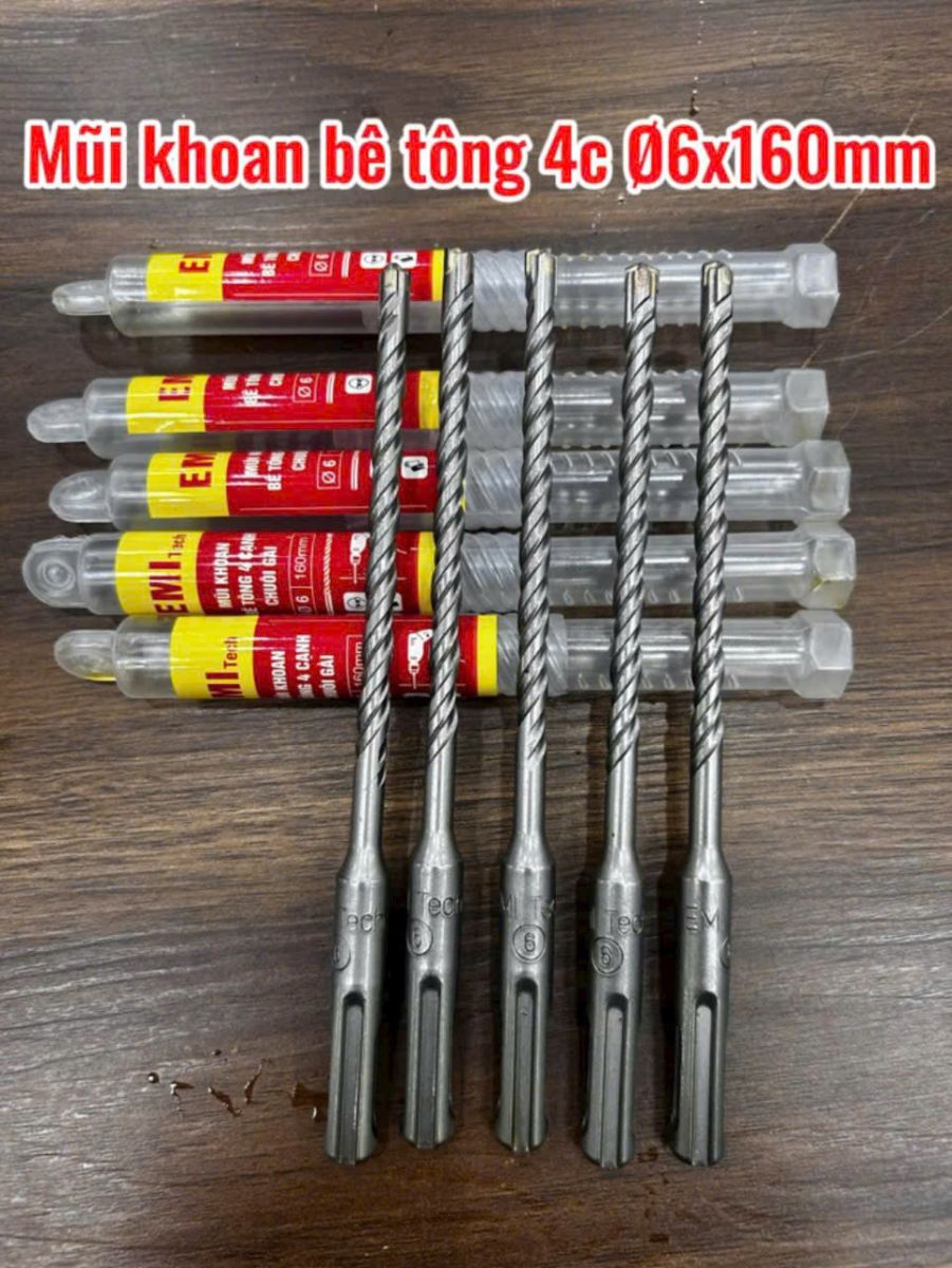 Cửa hàng Mũi khoan bê tông từ 10mm - 30mm Chính hãng độ biền cao